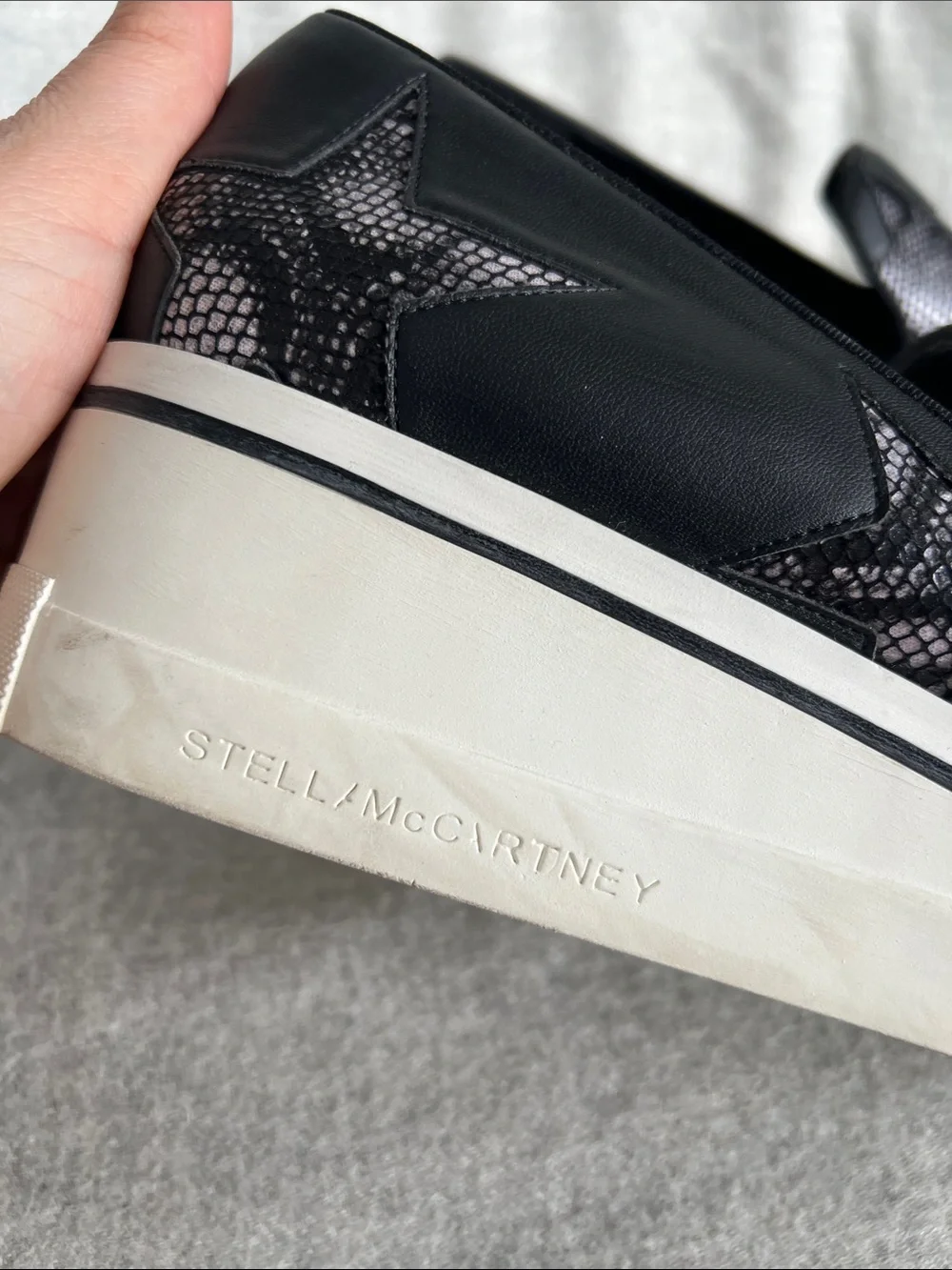 Stella McCartney Binx Star Platform Slip-On Sneaker Size 41